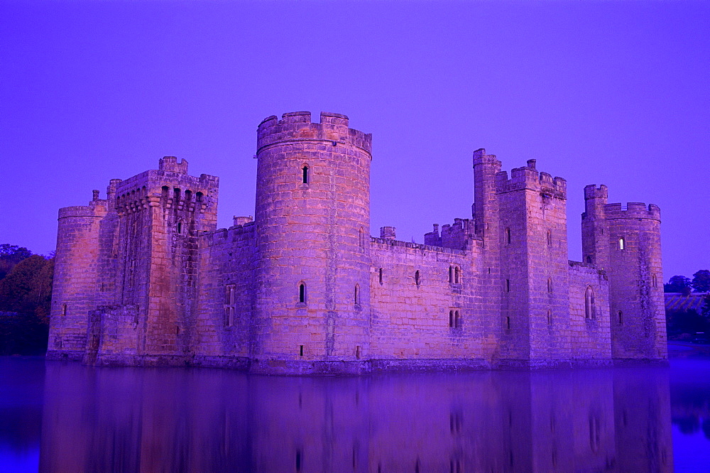 Bodiam Castle, East Sussex, England, United Kingdom, Europe