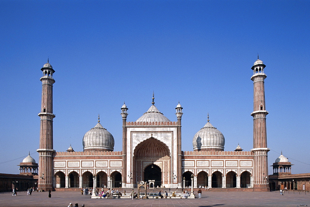 Friday Mosque (Jama Masjid), Delhi, India, Asia