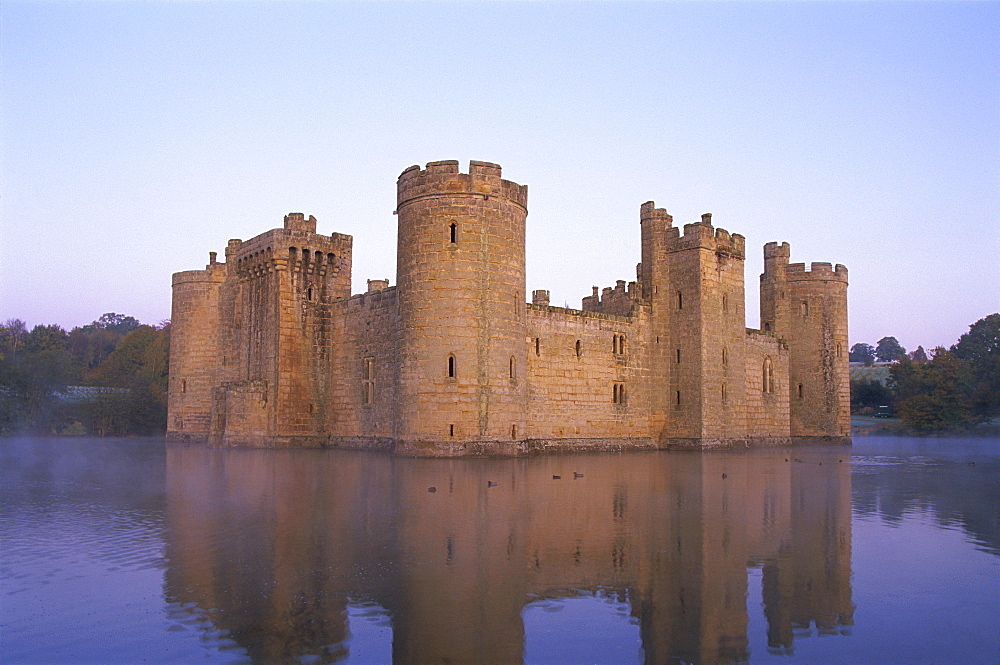 Bodiam Castle, East Sussex, England, United Kingdom, Europe