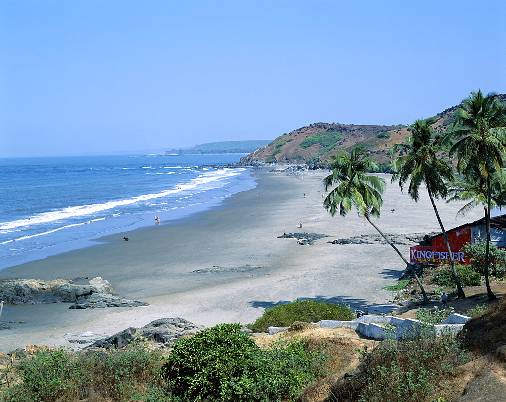 Vagator Beach, Goa, India, Asia