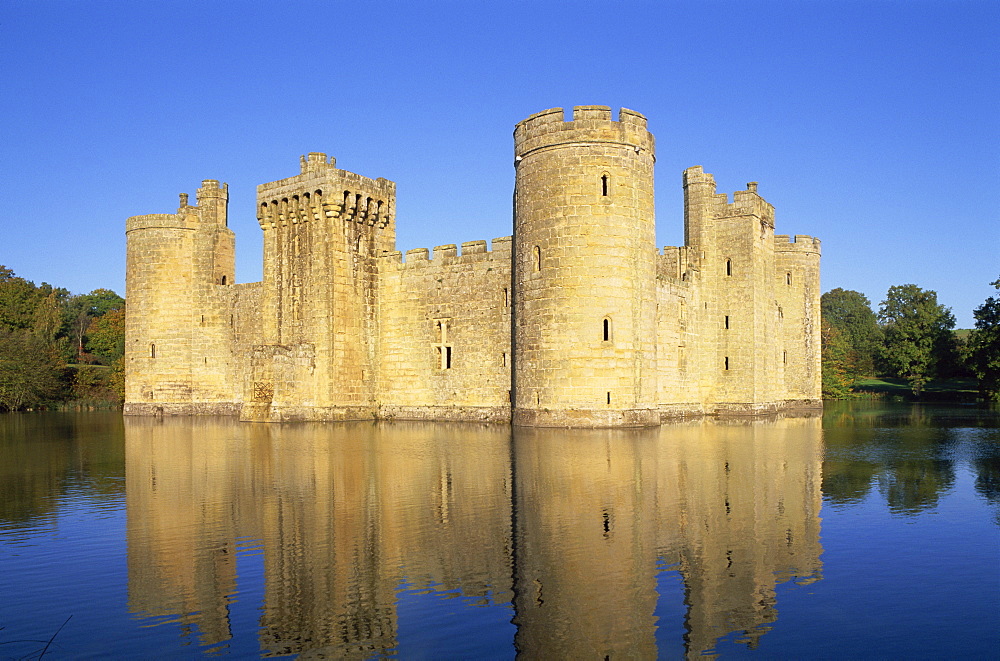 Bodiam Castle, East Sussex, England, United Kingdom, Europe