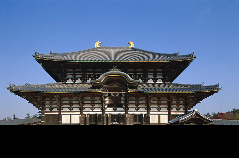 Great Buddha Hall (Daibutsuden), Todaiji Temple, Nara, UNESCO World Heritage Site, Honshu, Japan, Asia