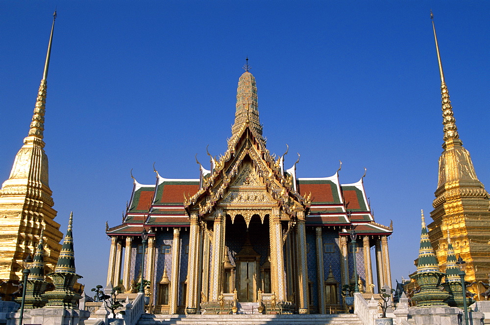 Wat Phra Kaeo, Grand Palace, Bangkok, Thailand, Southeast Asia, Asia