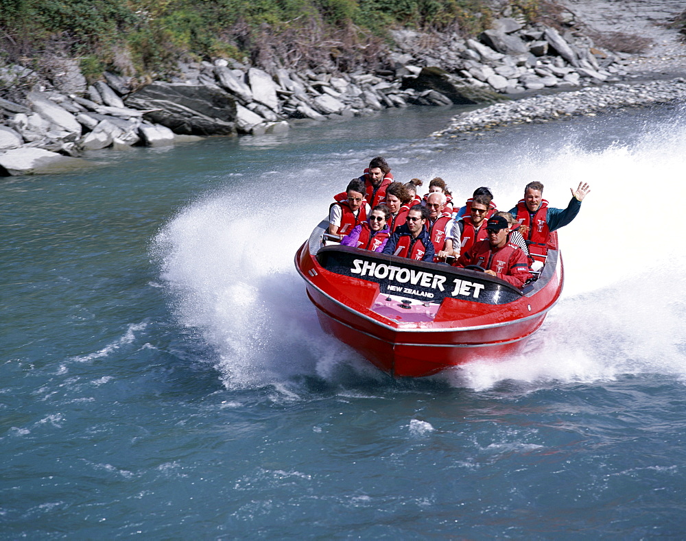 Shotover Jet, Queenstown, South Island, New Zealand, Pacific