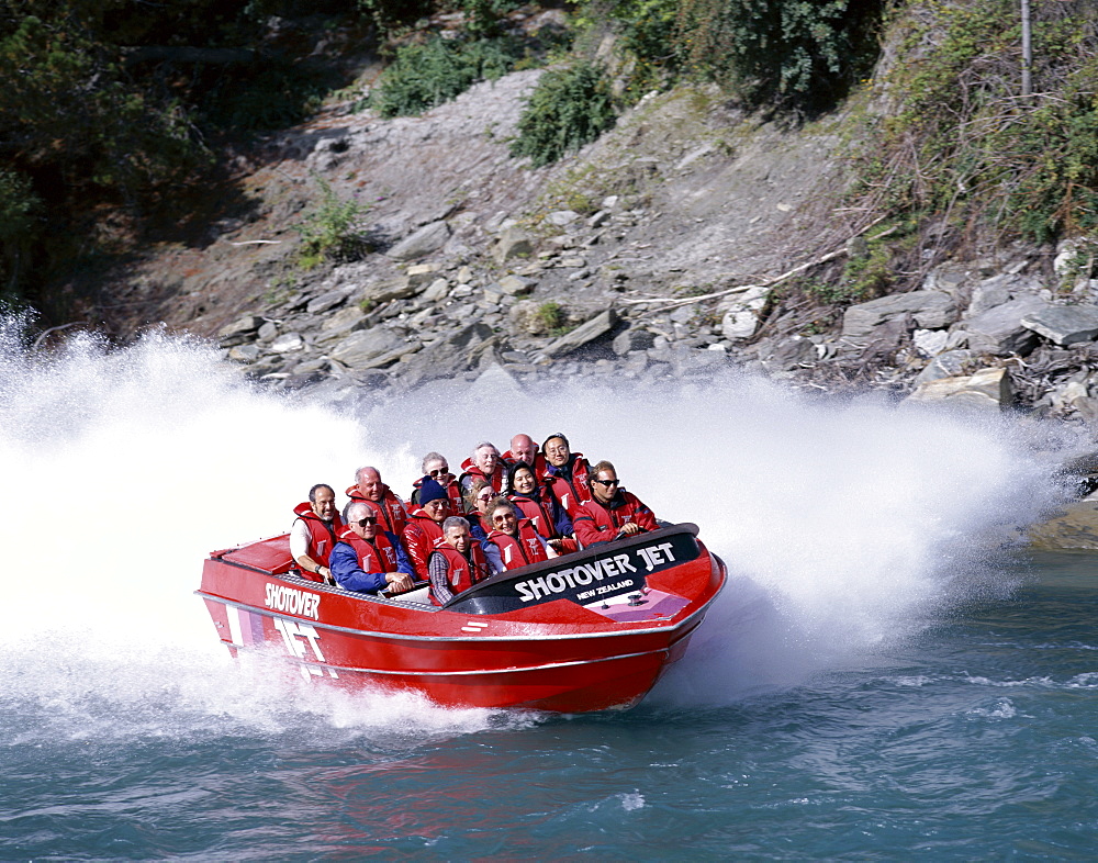 Shotover Jet, Queenstown, South Island, New Zealand, Pacific