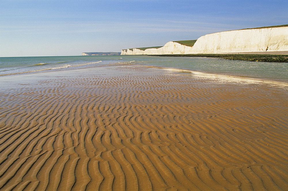 Beach at Seven Sisters, near Eastbourne, Sussex, England, United Kingdom, Europe