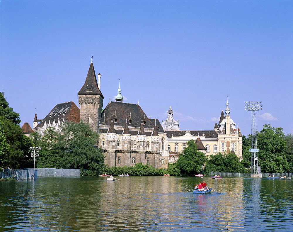 Vajdahunyad Castle and City Park, Budapest, Hungary, Europe