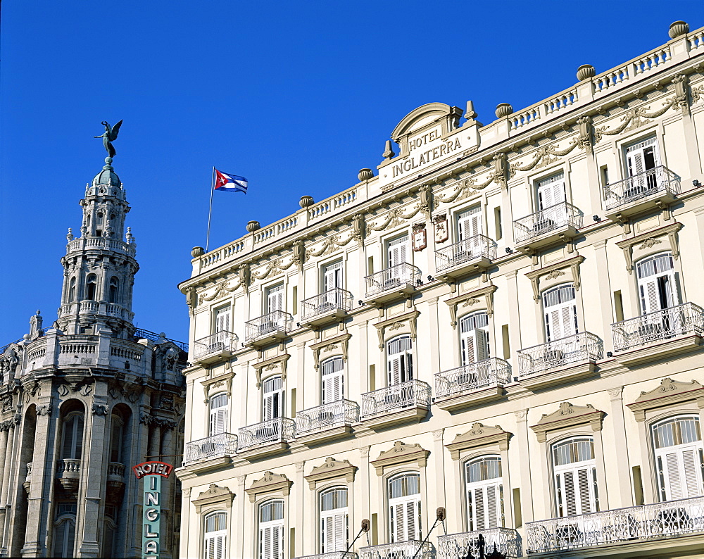 Hotel Inglaterra, Havana (Habana), Cuba, West Indies, Central America