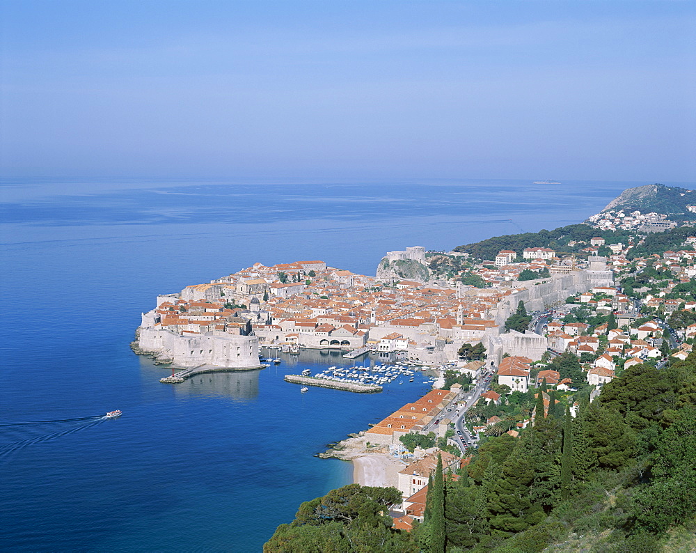 The Old City, UNESCO World Heritage Site, Dubrovnik, Dalmatian Coast, Croatia, Europe