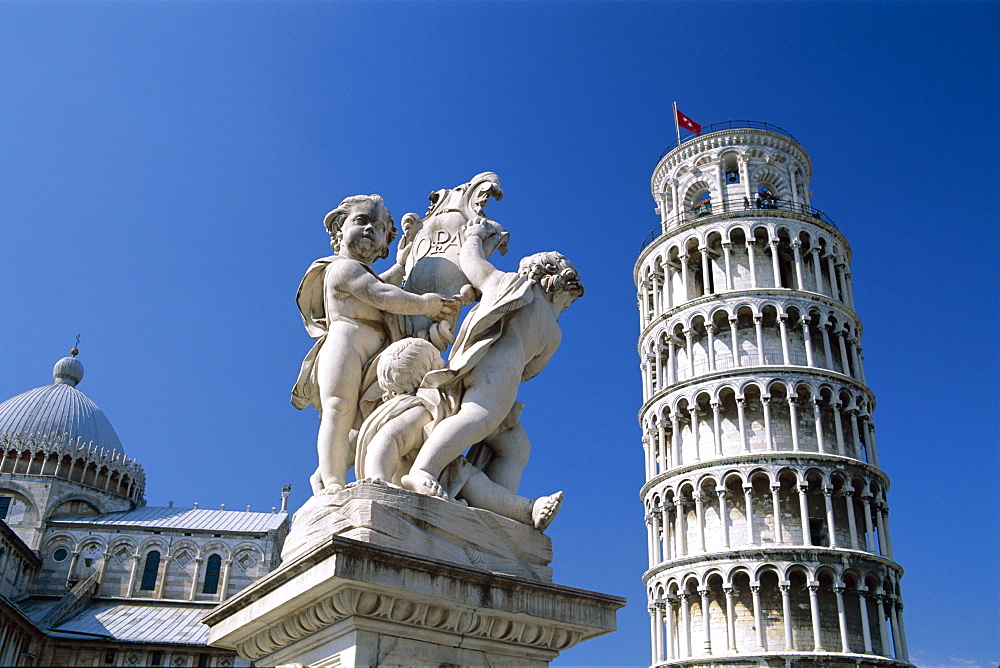 Leaning Tower (Torre Pendente), UNESCO World Heritage Site, Pisa, Tuscany (Toscana), Italy, Europe