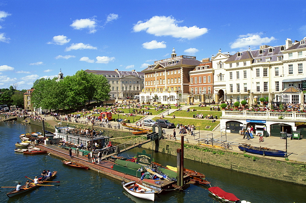 The Thames at Richmond, Greater London, England, United Kingdom, Europe