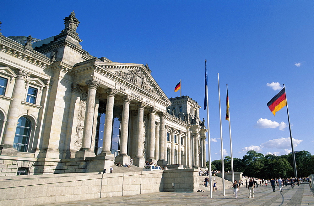 The Reichstag (Parliament Building), Berlin, Germany, Europe