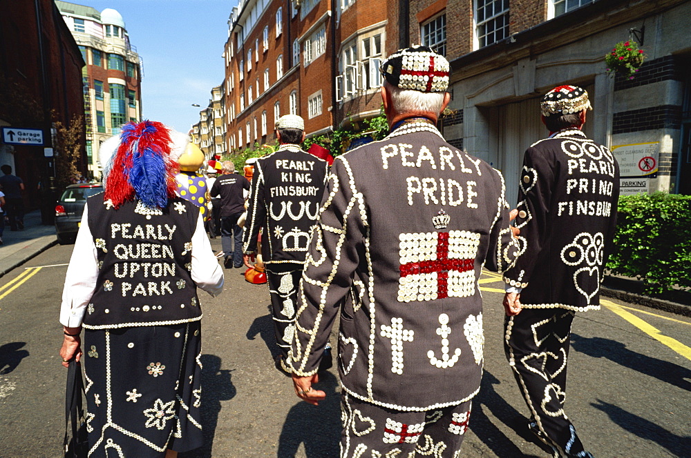 Pearly Kings and Queens, London, England, United Kingdom, Europe