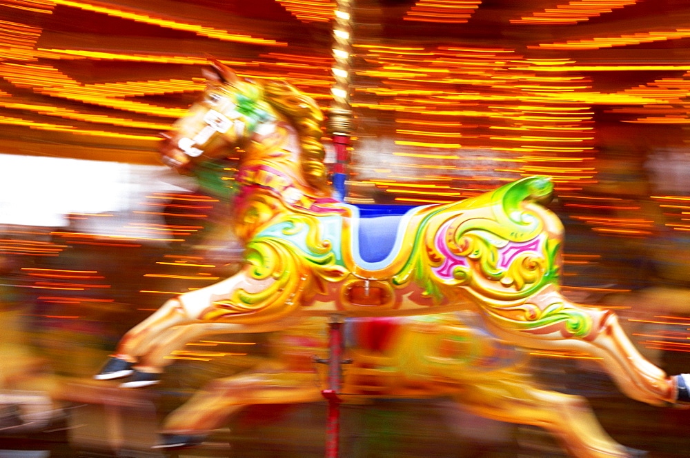 Carousel horse, England, United Kingdom, Europe