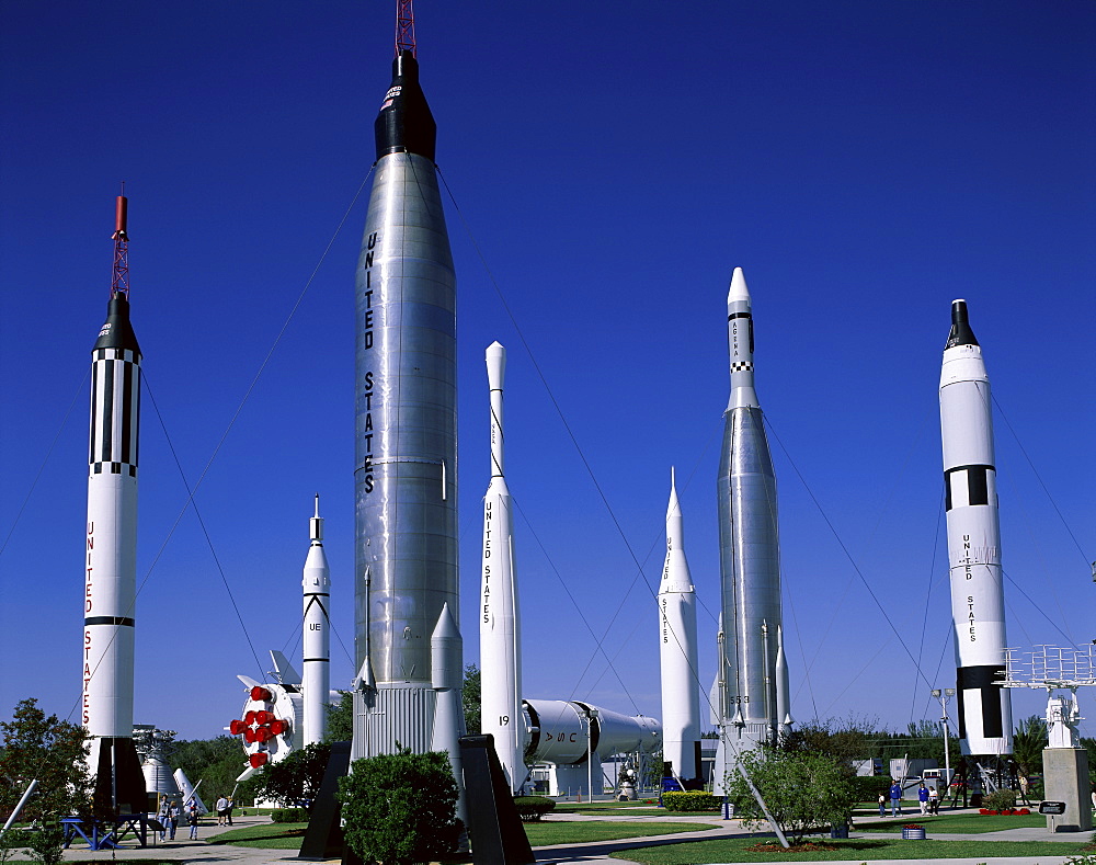 Space Rockets exhibition, NASA, Kennedy Space Centre, Cape Canaveral, Florida, United States of America, North America