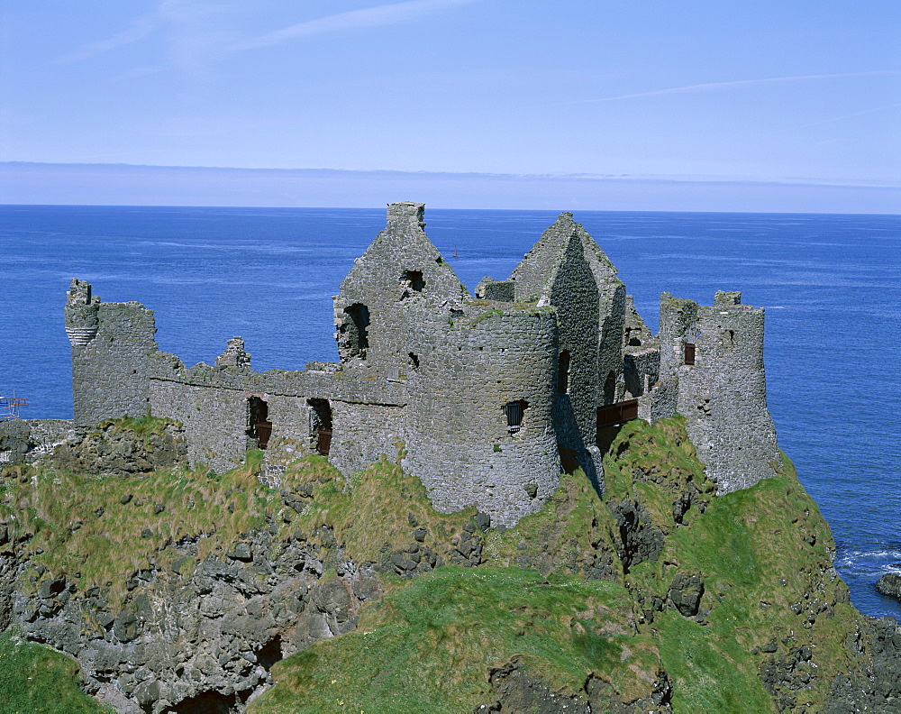 Dunluce Castle, County Antrim, Ulster, Northern Ireland, United Kingdom, Europe