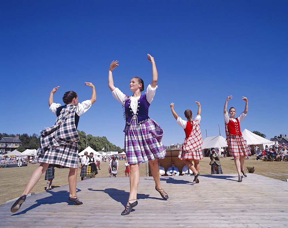 Highland dancing, Highland Games, Highlands, Scotland, United Kingdom, Europe