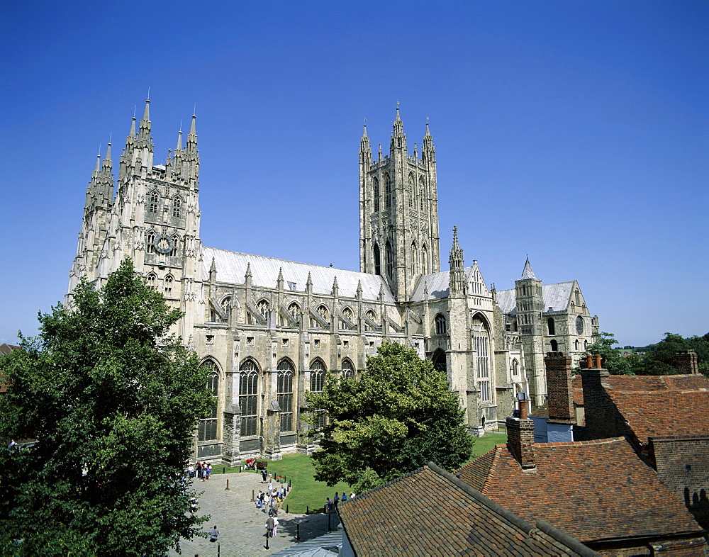 Canterbury Cathedral, UNESCO World Heritage Site, Canterbury, Kent, England, United Kingdom, Europe