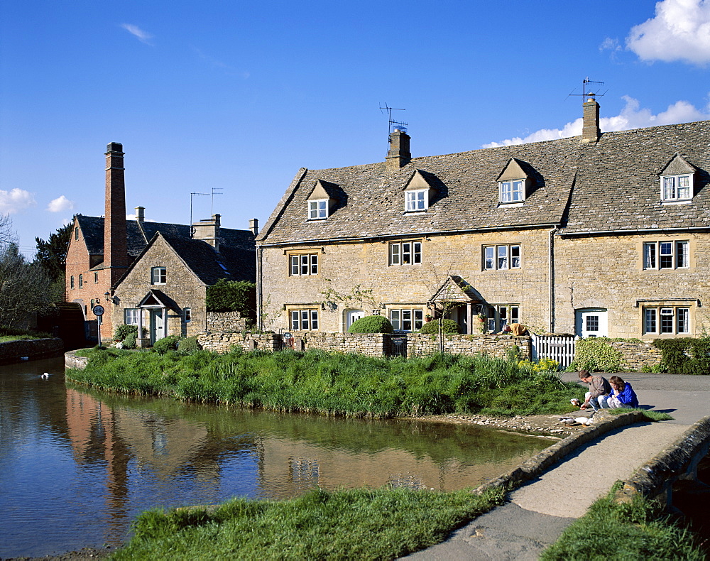 Lower Slaughter, Cotswolds, Gloustershire, England, United Kingdom, Europe