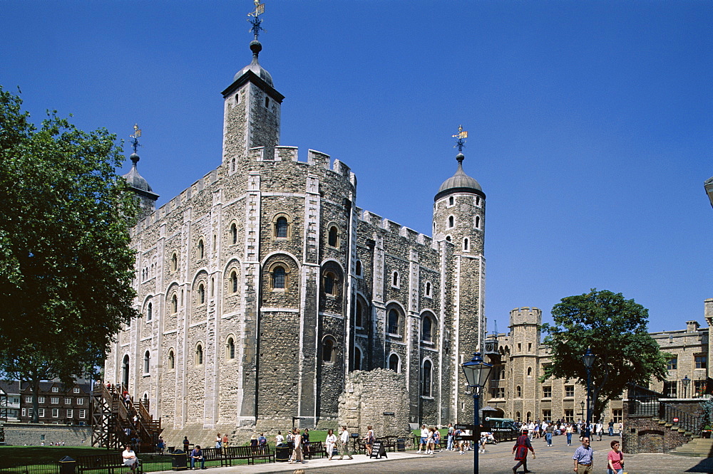 The White Tower, Tower of London, UNESCO World Heritage Site, London, England, United Kingdom, Europe