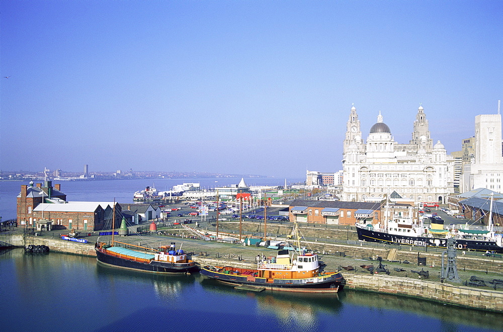 Albert Dock and Pierhead, Liverpool, Merseyside, England, United Kingdom, Europe