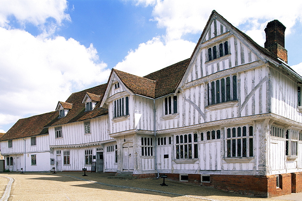 Timbered houses, Lavenham, Suffolk, Constable Country, England, United Kingdom, Europe