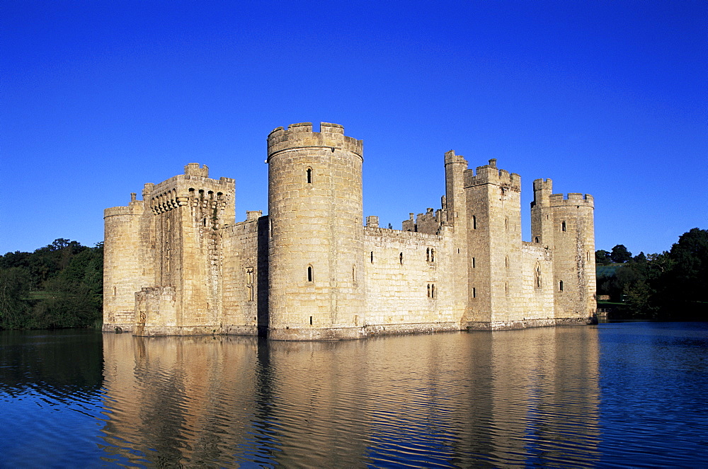 Bodiam Castle, East Sussex, England, United Kingdom, Europe