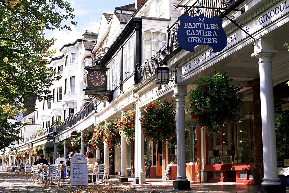 The Pantiles Shopping Arcade, Tunbridge Wells, Kent, England, United Kingdom, Europe