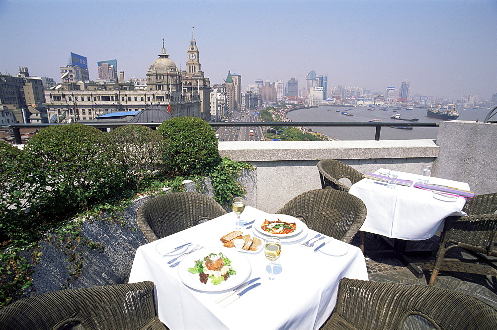 M on the Bund Restaurant, The Bund, Shanghai, China, Asia