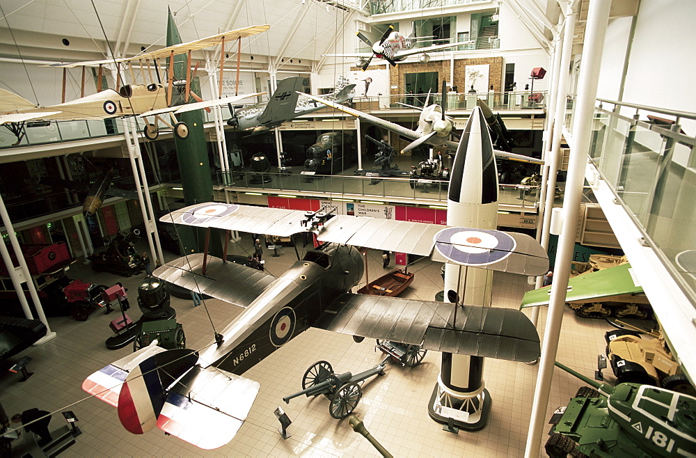 Interior of Imperial War Museum, Lambeth, London, England, United Kingdom, Europe