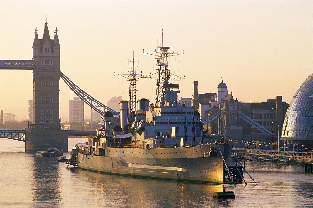 HMS Belfast Museum Ship, Southwark, London, England, United Kingdom, Europe