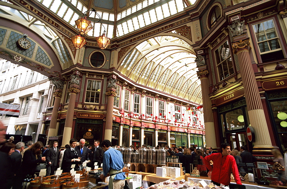 Leadenhall Market, City of London, London, England, United Kingdom, Europe