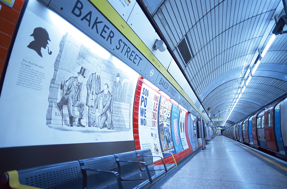 Baker Street Tube Station, London Underground, London, England, United Kingdom, Europe