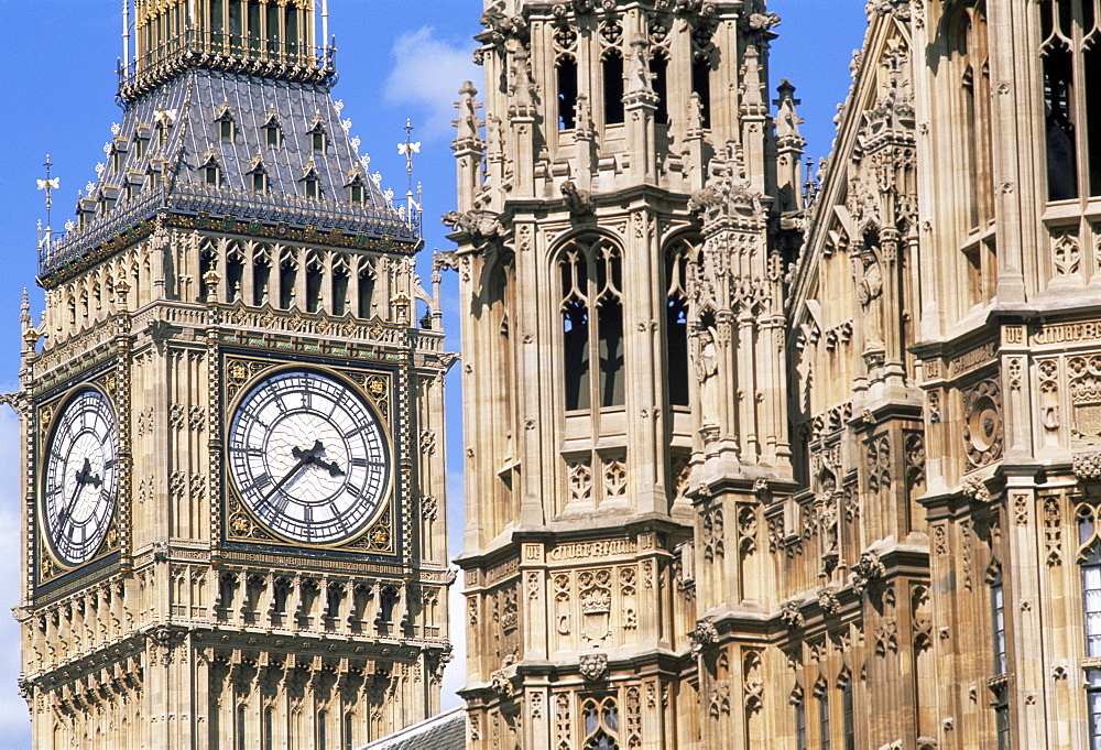 Big Ben and Westminster, UNESCO World Heritage Site, London, England, United Kingdom, Europe