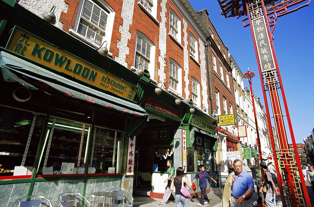 Chinese Restaurants, Gerrard Street, Chinatown, Soho, London, England, United Kingdom, Europe