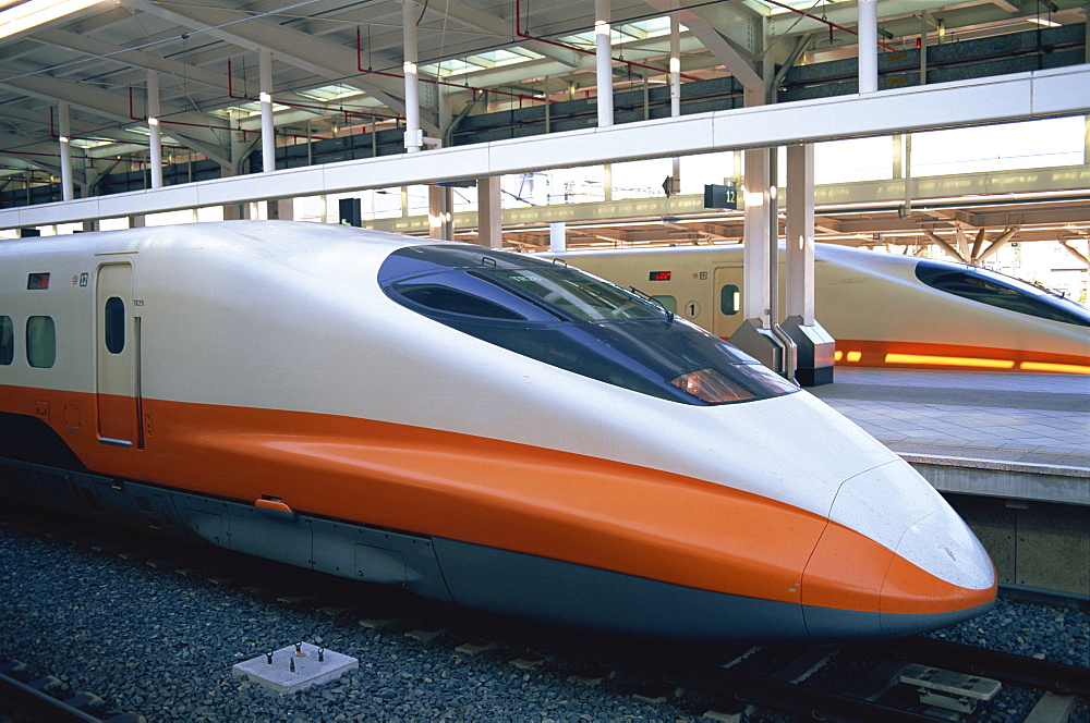 High Speed Rail, HSR Train, Kaohsiung, Taiwan, Asia