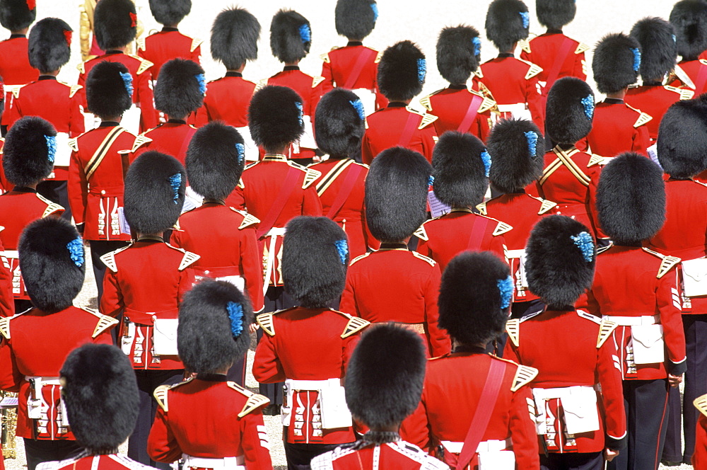 Trooping of the Colour Ceremony at Horse Guards Parade Whitehall, London, England, United Kingdom, Europe