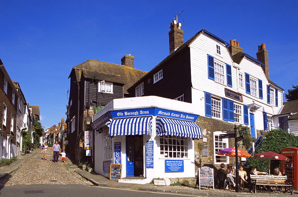 Mermaid Street, Rye, Sussex, England, United Kingdom, Europe