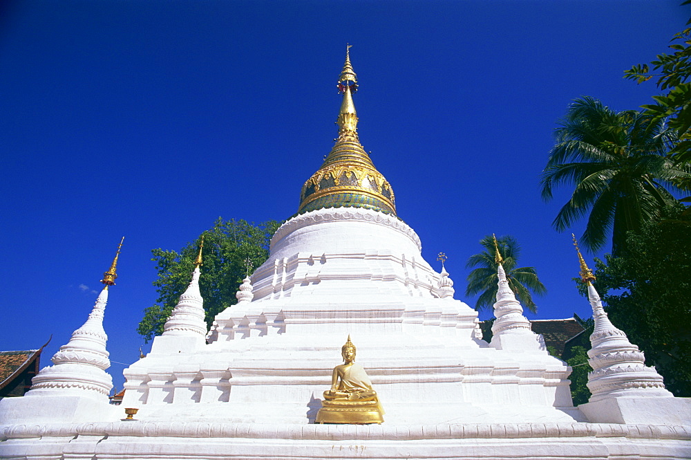 Wat Bupparam, Chiang Mai, Thailand, Southeast Asia, Asia