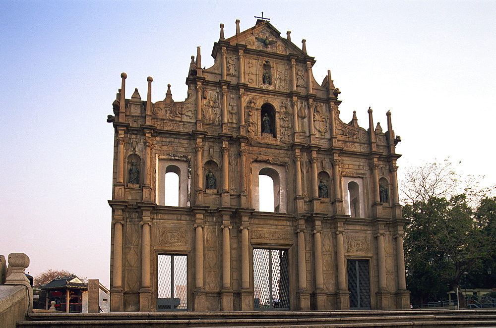 Ruins of St. Paul's Church, UNESCO World Heritage Site, Macau, China, Asia