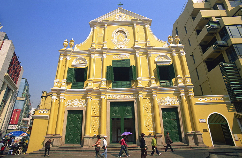 St. Dominic's Church, UNESCO World Heritage Site, St. Dominics Square, Macau, China, Asia