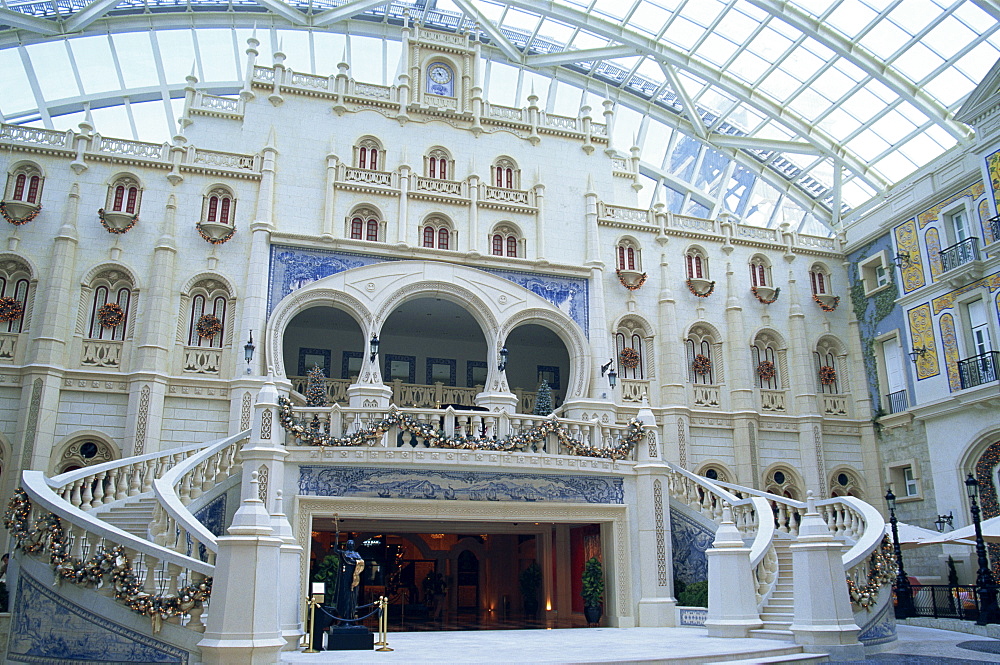 The Grand Praca Interior of MGM Grand Hotel and Casino, Macau, China, Asia