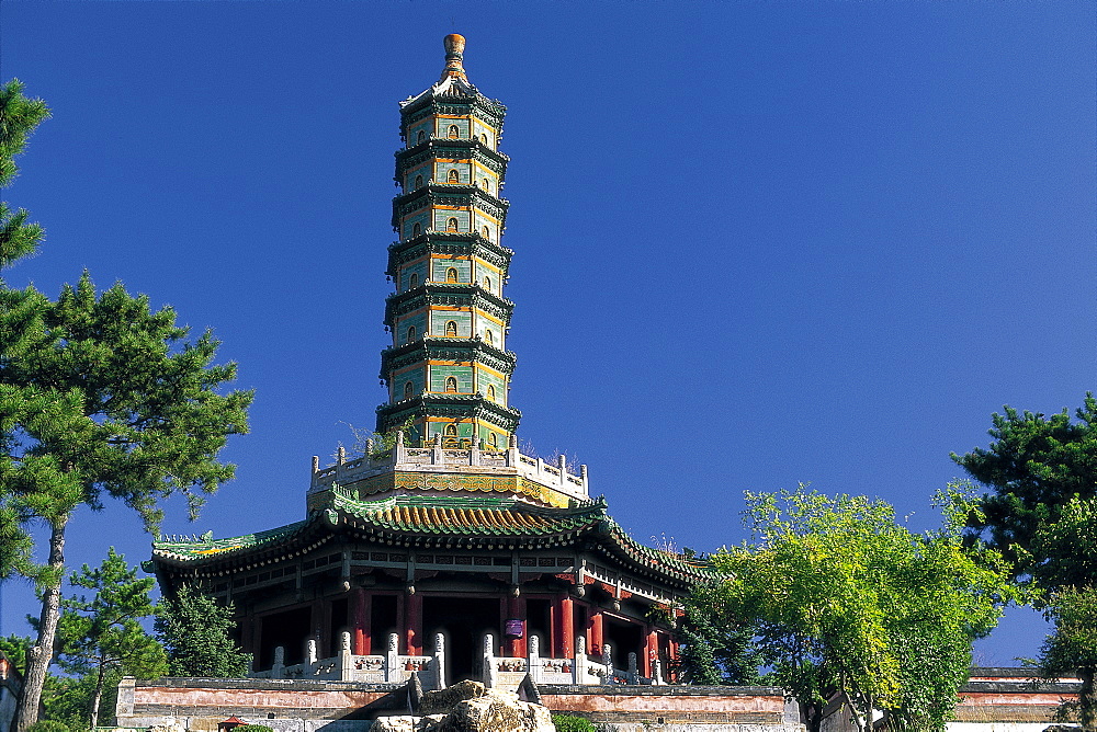 Temple of Happiness and Longevity dating from 1780, UNESCO World Heritage Site, Chengde, Hebei Province, China, Asia