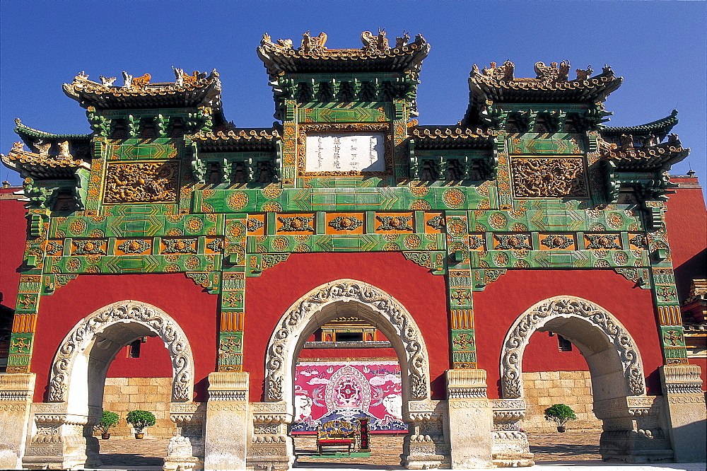 Temple of Happiness and Longevity dating from 1780, UNESCO World Heritage Site, Chengde, Hebei Province, China, Asia