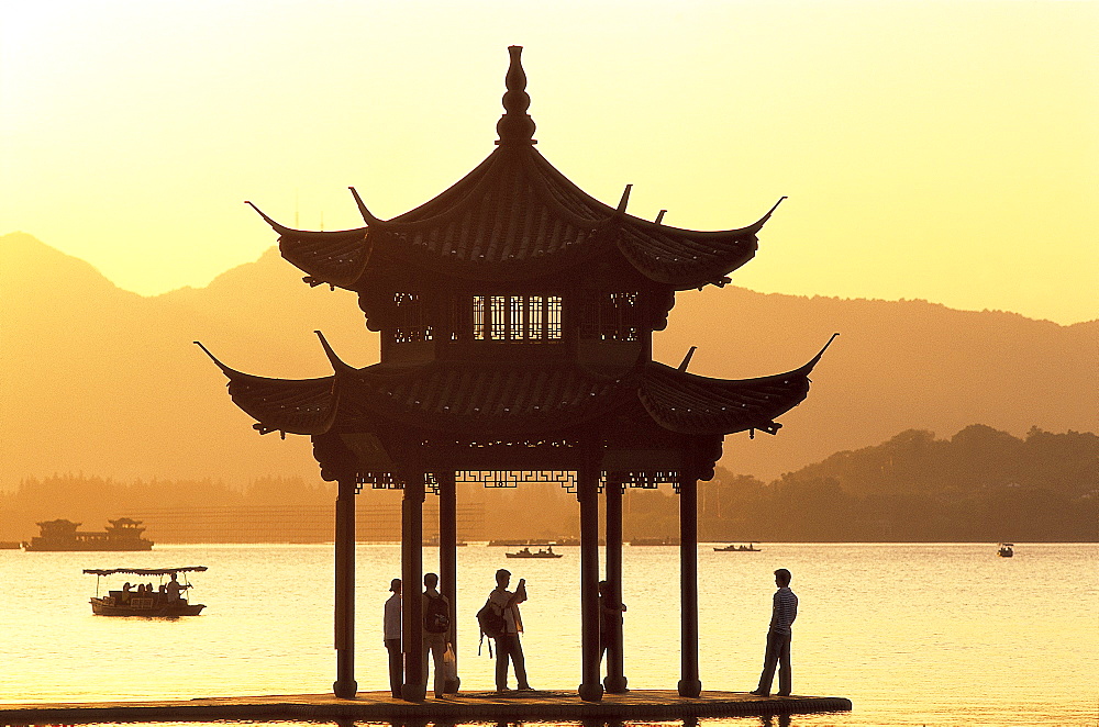 West Lake, Hangzhou, Zhejiang Province, China, Asia