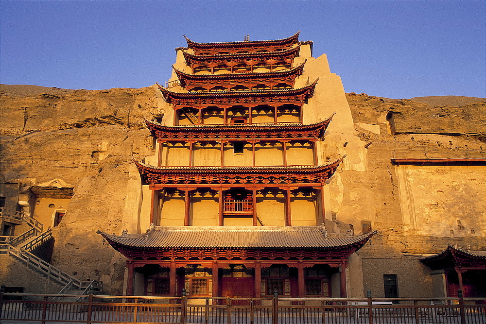 Mogao Caves, UNESCO World Heritage Site, Dunhuang, Gansu Province, China, Asia