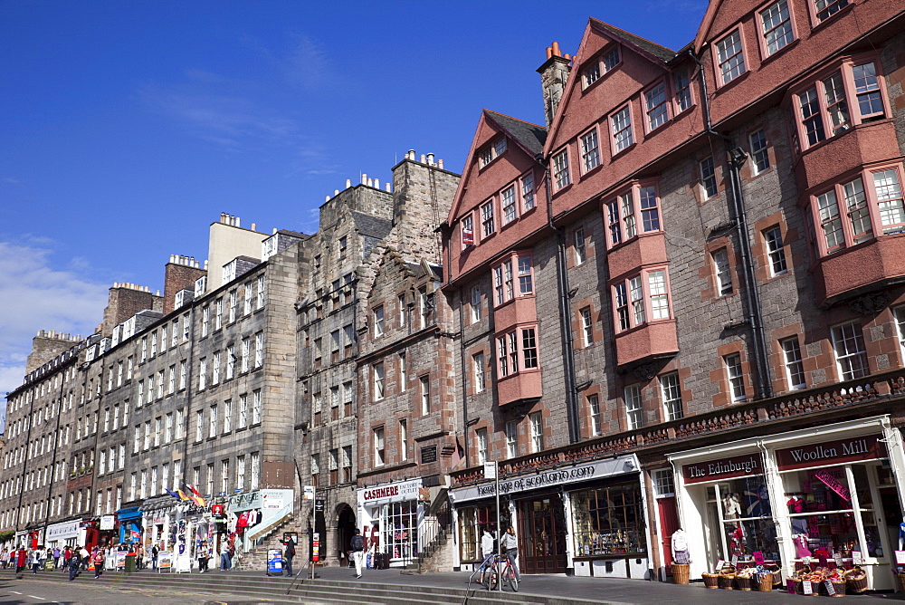 The Royal Mile, Edinburgh, Scotland, United Kingdom, Europe