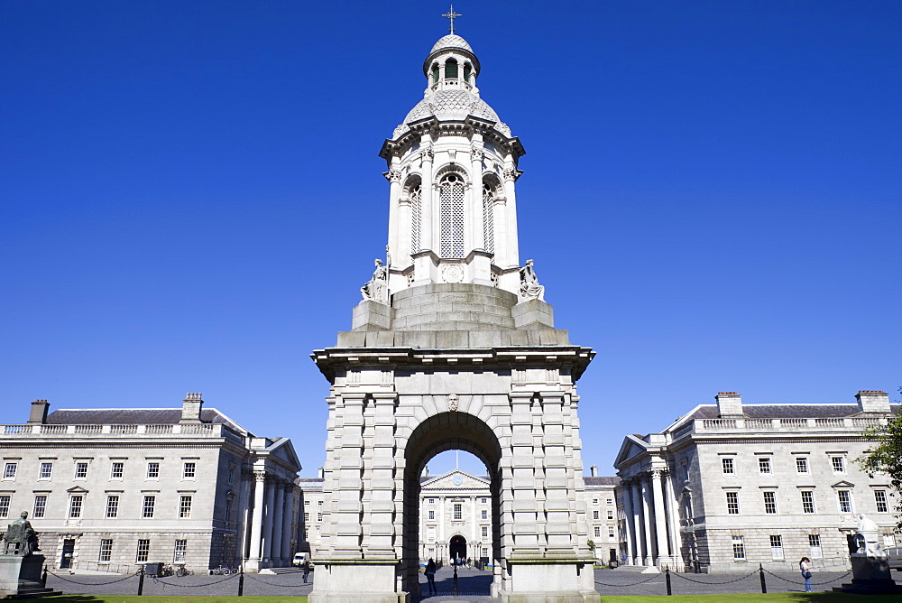 The Campanile, Trinity College, Dublin, Republic of Ireland, Europe