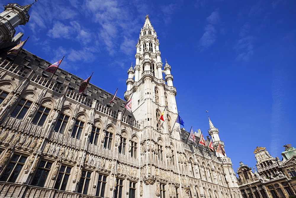 City Hall, Grand Place, UNESCO World Heritage Site, Brussels, Belgium, Europe