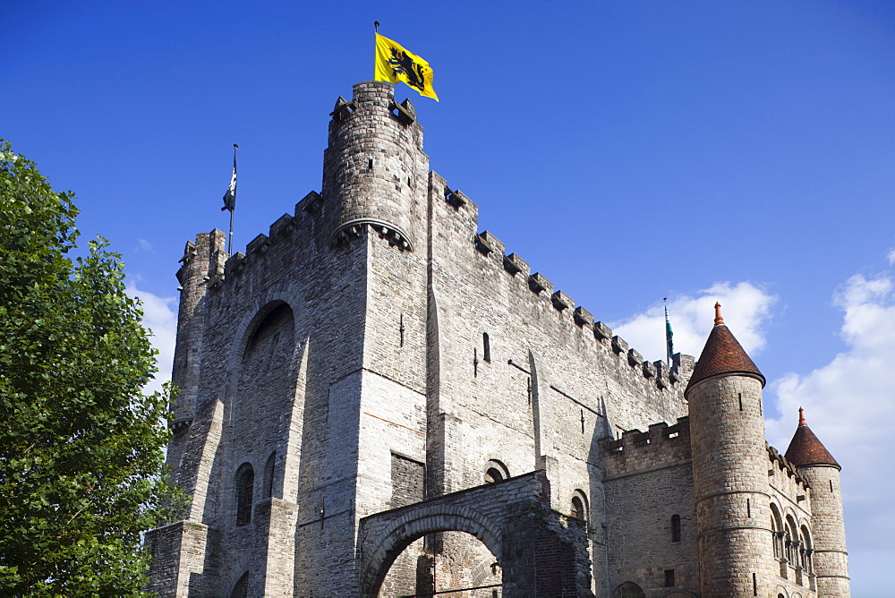 Gravensteen Castle, Ghent, Belgium, Europe